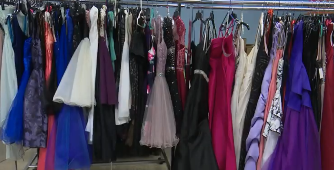 Homecoming dress drive at Davison High School