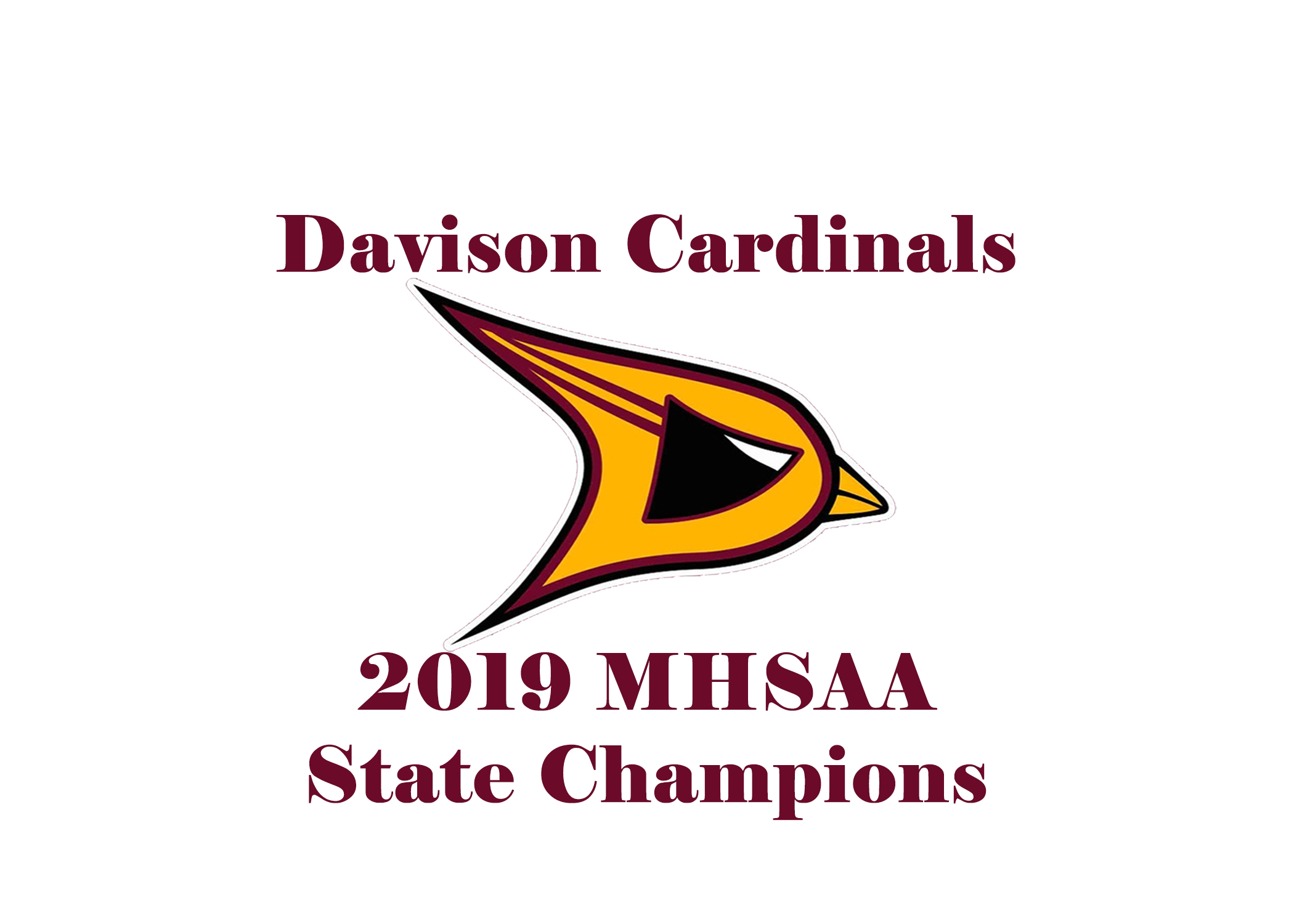 DTV is selling box sets of the 2019 Davison Varsity Football road to